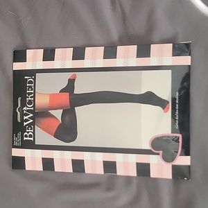 Cuban Heel Two Tone Stockings